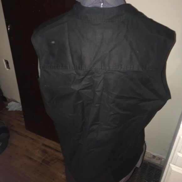 Cabelas Soft Canvas Trail XL black vest - Picture 3 of 4